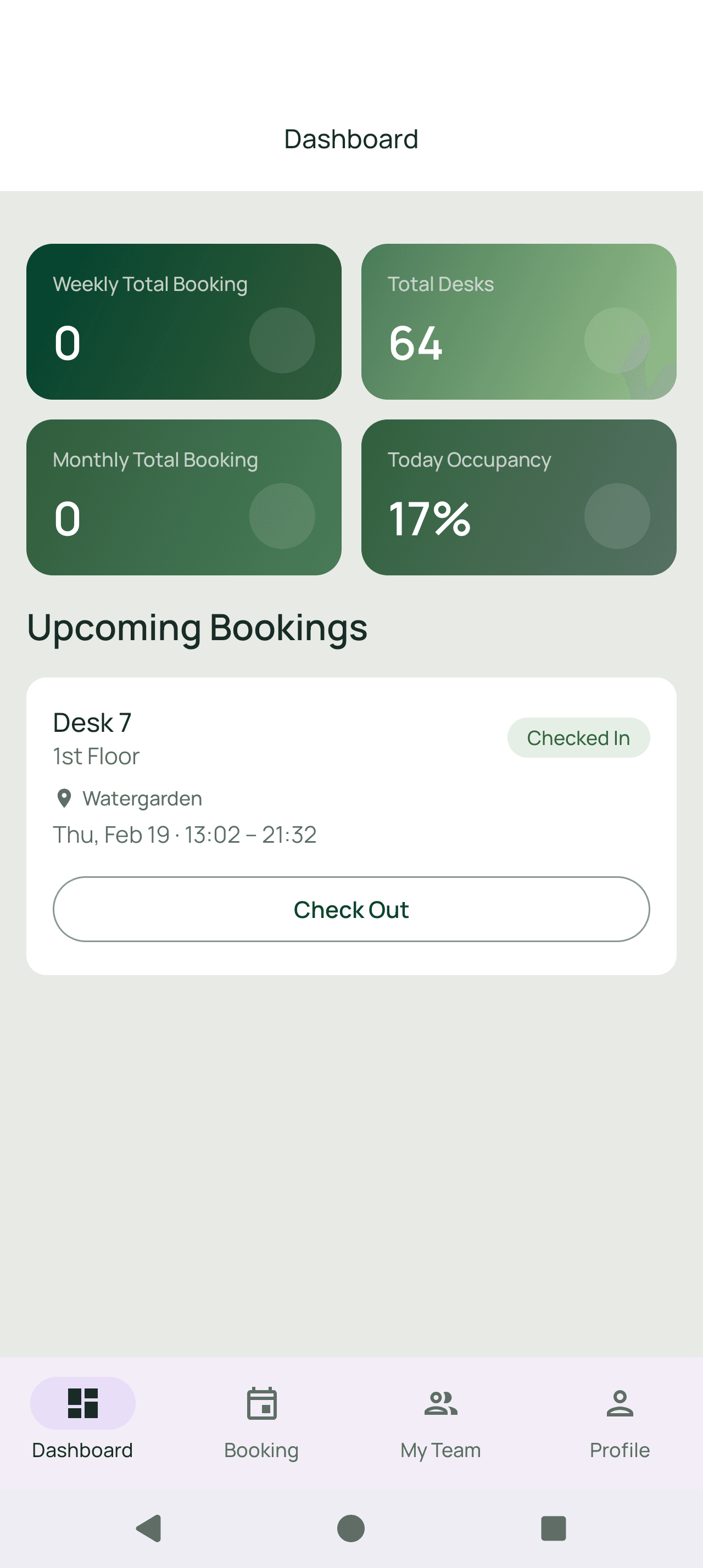 Mobile Desk Experience